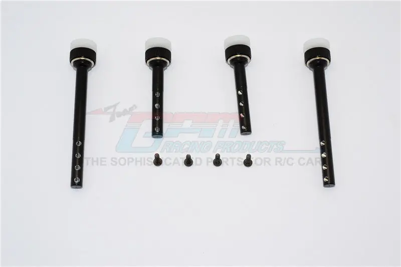 Gmade Sawback Gs01 & Sawback 4Ls Aluminum Front+Rear Magnet Body Post - 1 Set Black 1