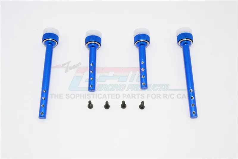 Gmade Sawback Gs01 & Sawback 4Ls Aluminum Front+Rear Magnet Body Post - 1 Set Blue 1
