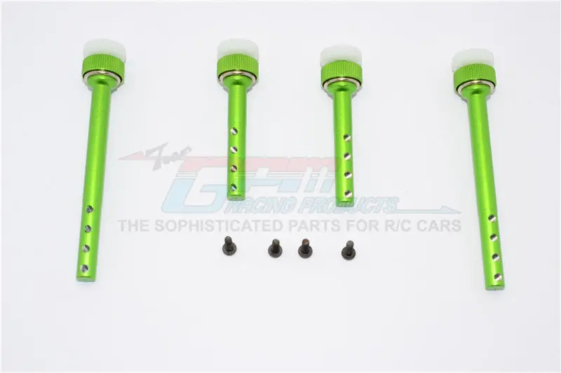 Gmade Sawback Gs01 & Sawback 4Ls Aluminum Front+Rear Magnet Body Post - 1 Set Green 1