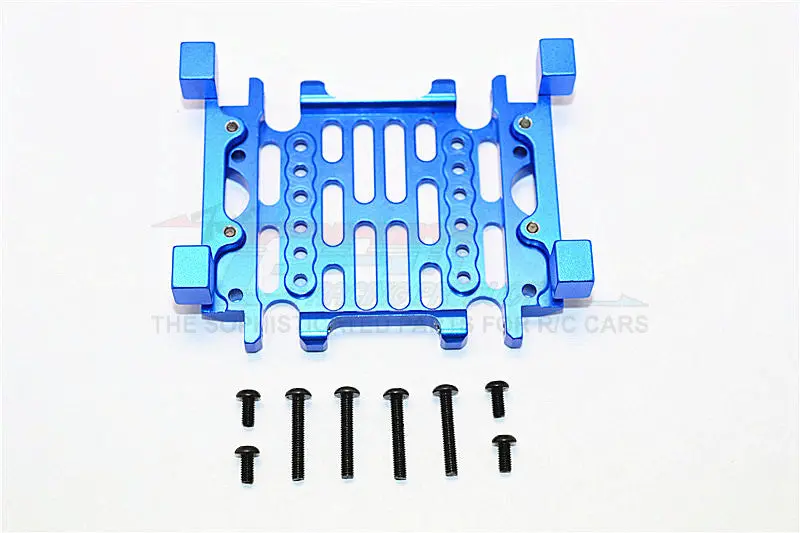Gmade Sawback Gs01 & Sawback 4Ls Aluminum Gear Box Bottom Mount - 1Pc Set Blue 1