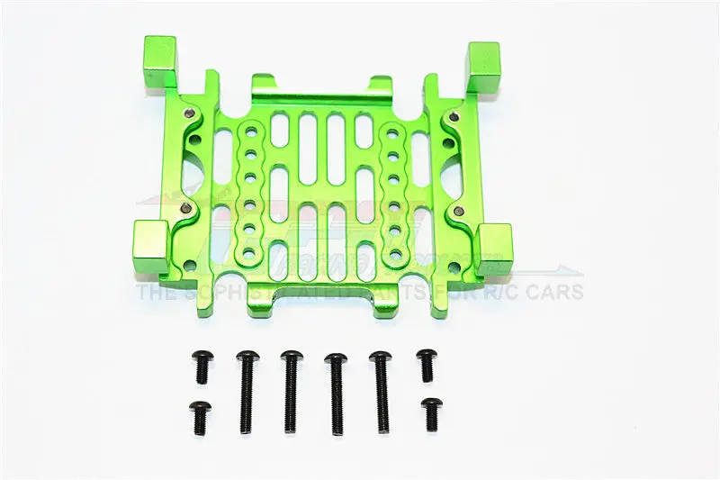 Gmade Sawback Gs01 & Sawback 4Ls Aluminum Gear Box Bottom Mount - 1Pc Set Green 1