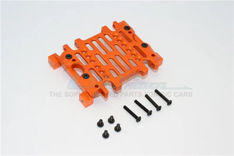Gmade Sawback Gs01 & Sawback 4Ls Aluminum Gear Box Bottom Mount - 1Pc Set Orange 1
