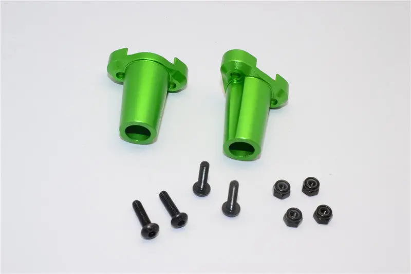 Gmade Sawback & Komodo Aluminum Straight Axle Adapter (New) - 1Pr Set Green 1