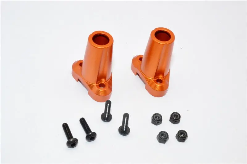 Gmade Sawback & Komodo Aluminum Straight Axle Adapter (New) - 1Pr Set Orange 1