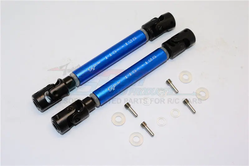 Gmade Sawback / Sawback 4Ls / Komodo Steel Adjustable Main Shaft With Alloy Body - 1 Set Blue 1