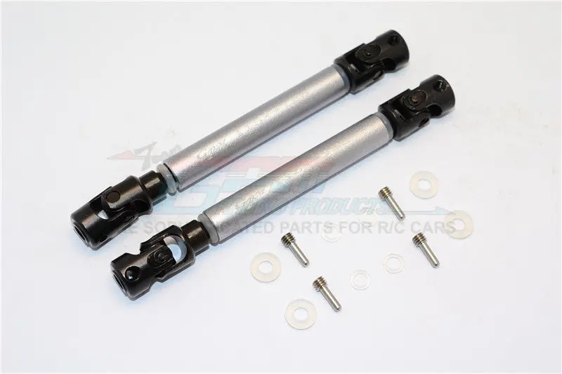 Gmade Sawback / Sawback 4Ls / Komodo Steel Adjustable Main Shaft With Alloy Body - 1 Set Gray Silver 1