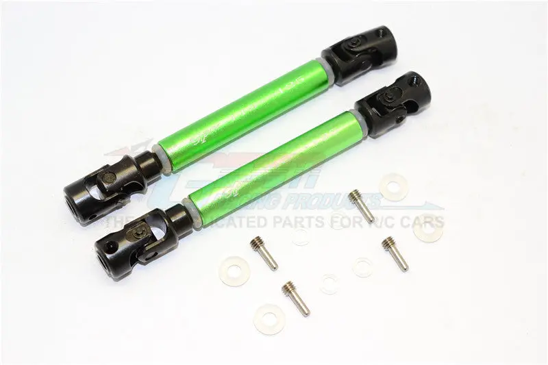Gmade Sawback / Sawback 4Ls / Komodo Steel Adjustable Main Shaft With Alloy Body - 1 Set Green 1