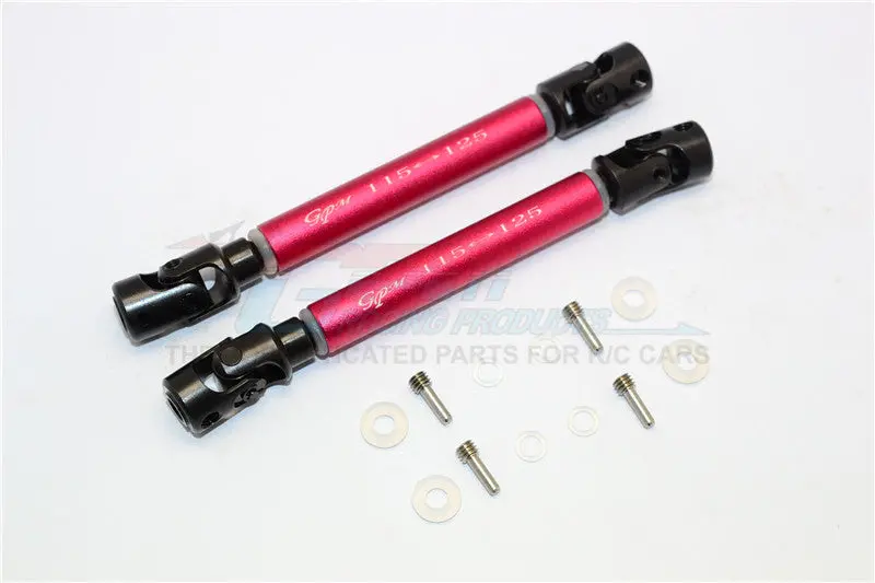 Gmade Sawback / Sawback 4Ls / Komodo Steel Adjustable Main Shaft With Alloy Body - 1 Set Red 1