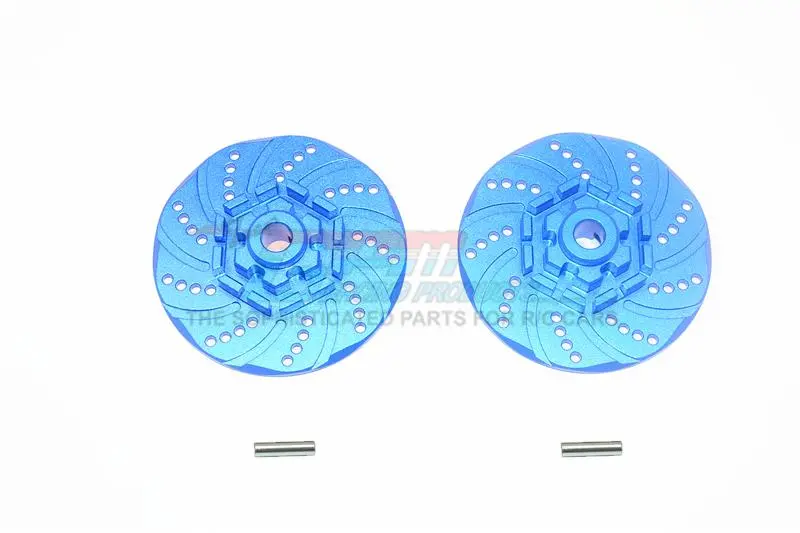 Gpm For Traxxas 1/10 Maxx 4Wd Monster Truck Upgrade Parts Aluminum +2Mm Hex Brake Disk - 2Pc Set Blue 1