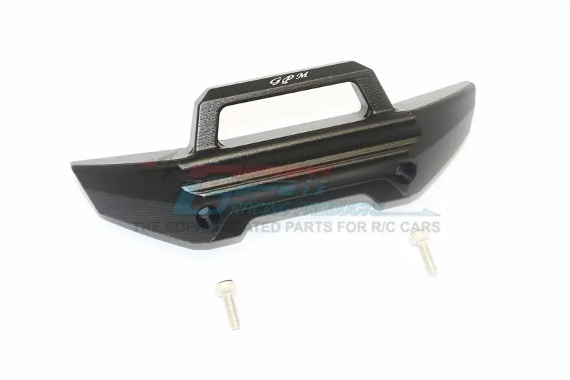 Gpm For Traxxas 1/10 Maxx 4Wd Monster Truck Upgrade Parts Aluminum Front Bumper - 1Pc Set Black 1