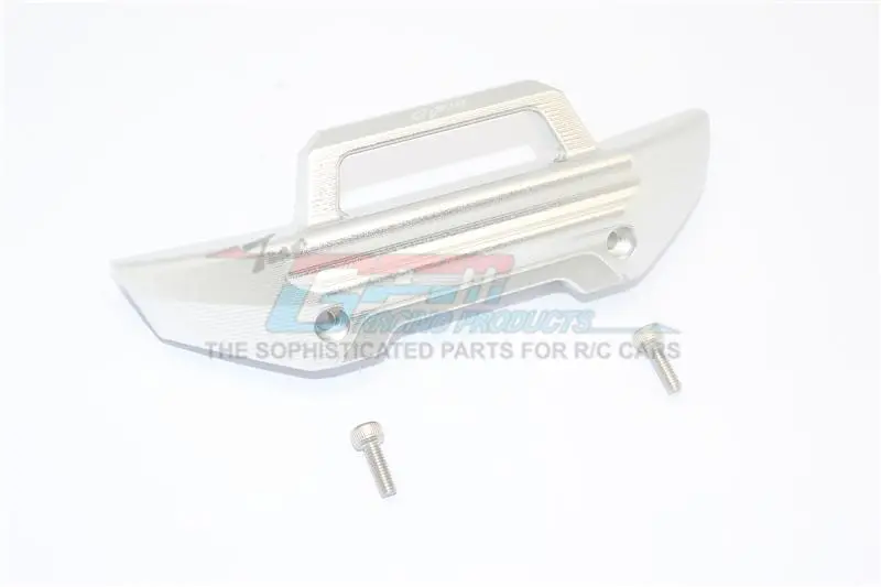 Gpm For Traxxas 1/10 Maxx 4Wd Monster Truck Upgrade Parts Aluminum Front Bumper - 1Pc Set Silver 1