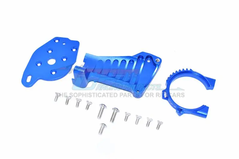 Gpm For Traxxas 1/10 Maxx 4Wd Monster Truck Upgrade Parts Aluminum Motor Mount - 1 Set Blue 1