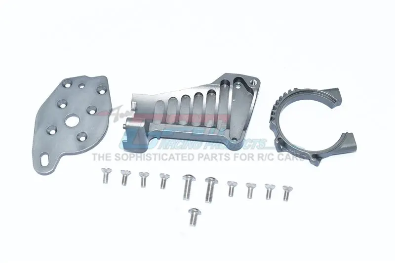 Gpm For Traxxas 1/10 Maxx 4Wd Monster Truck Upgrade Parts Aluminum Motor Mount - 1 Set Gray Silver 1