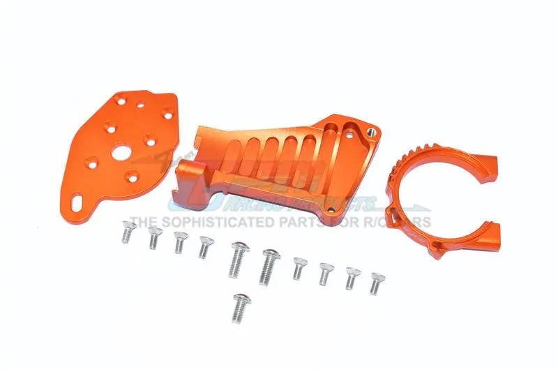 Gpm For Traxxas 1/10 Maxx 4Wd Monster Truck Upgrade Parts Aluminum Motor Mount - 1 Set Orange 1