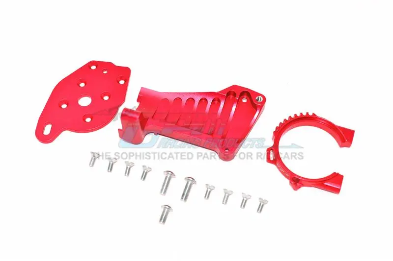 Gpm For Traxxas 1/10 Maxx 4Wd Monster Truck Upgrade Parts Aluminum Motor Mount - 1 Set Red 1