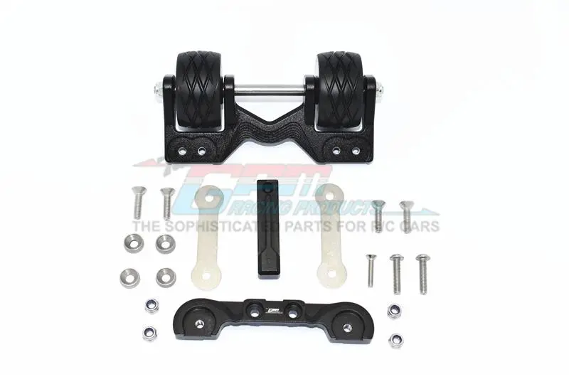 Gpm For Traxxas 1/10 Maxx 4Wd Monster Truck Upgrade Parts Aluminum Rear Adjustable Wheelie - 1 Set Black 1