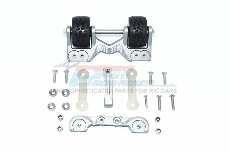 Gpm For Traxxas 1/10 Maxx 4Wd Monster Truck Upgrade Parts Aluminum Rear Adjustable Wheelie - 1 Set Gray Silver 1