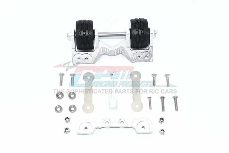 Gpm For Traxxas 1/10 Maxx 4Wd Monster Truck Upgrade Parts Aluminum Rear Adjustable Wheelie - 1 Set Silver 1