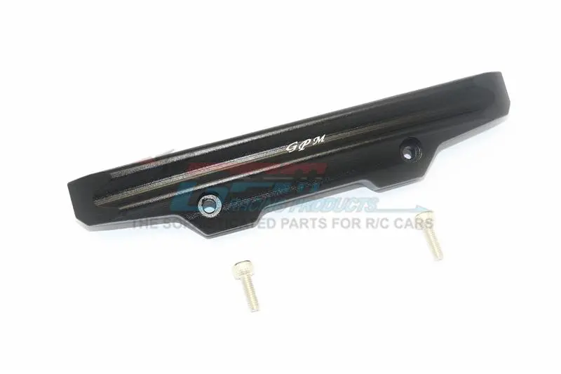 Gpm For Traxxas 1/10 Maxx 4Wd Monster Truck Upgrade Parts Aluminum Rear Bumper - 1Pc Set Black 1