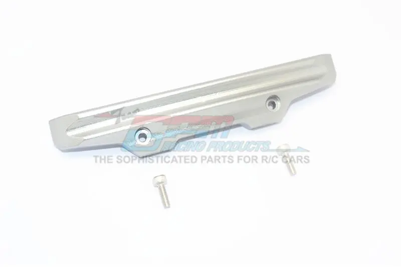 Gpm For Traxxas 1/10 Maxx 4Wd Monster Truck Upgrade Parts Aluminum Rear Bumper - 1Pc Set Gray Silver 1