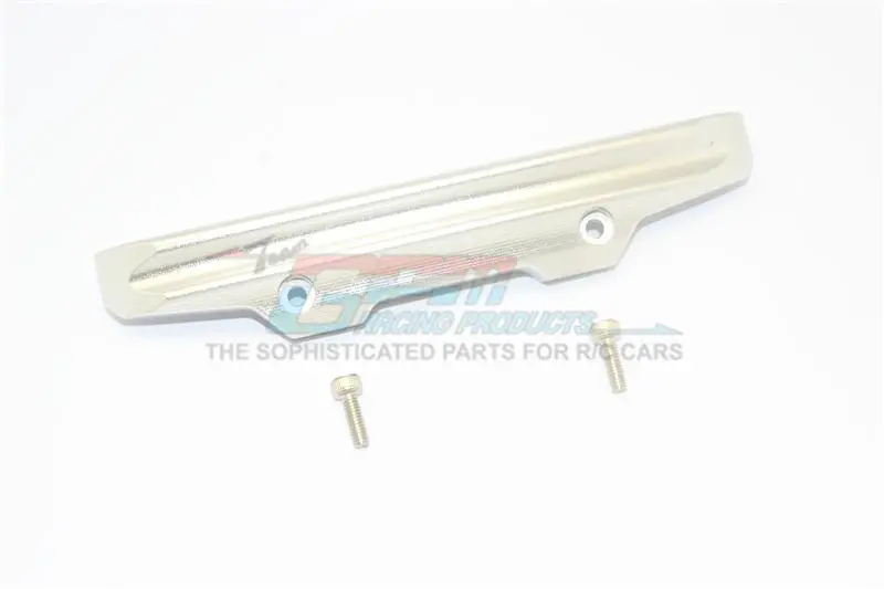 Gpm For Traxxas 1/10 Maxx 4Wd Monster Truck Upgrade Parts Aluminum Rear Bumper - 1Pc Set Silver 1