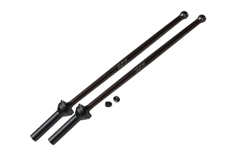 Harden Steel #45 Front Cvd Drive Shaft For Arrma 1:8 Kraton 6S / Outcast 6S / Notorious 6S / Kraton 6S V5 / Notorious 6S V5 - 1Pr Set Black 1