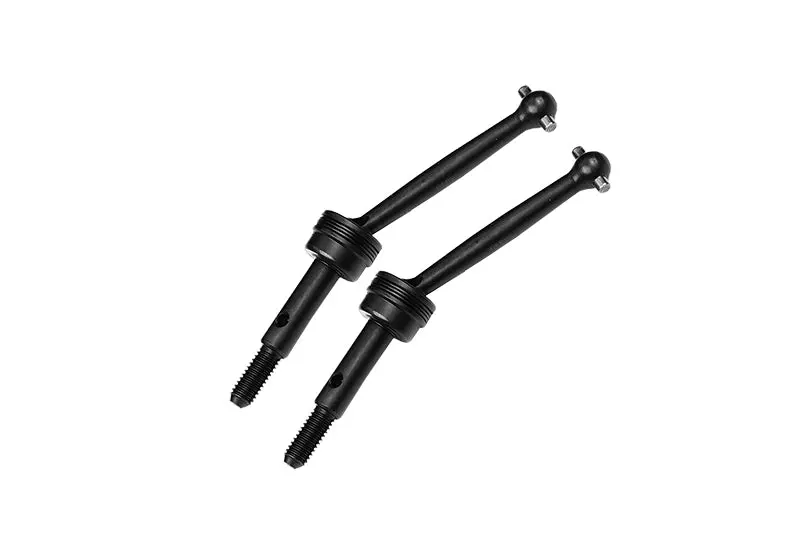 Harden Steel #45 Front Cvd Shaft For 1/10 Traxxas Ford Gt 4-Tec 2.0 83056-4 / 4-Tec 3.0 93054-4 - 1Pr Set Black 1
