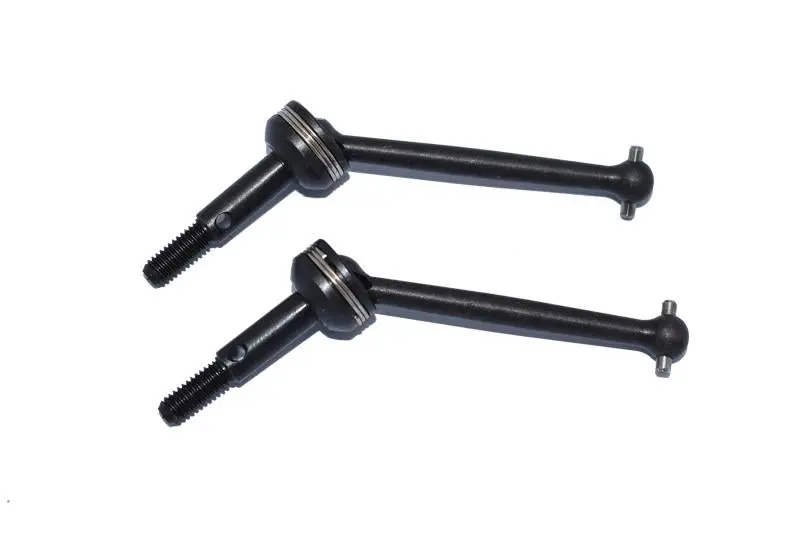 Harden Steel #45 Front Or Rear Cvd Drive Shaft For Tamiya 1/10 4Wd Ta08 Pro 58693 - 2Pc Set Black 1