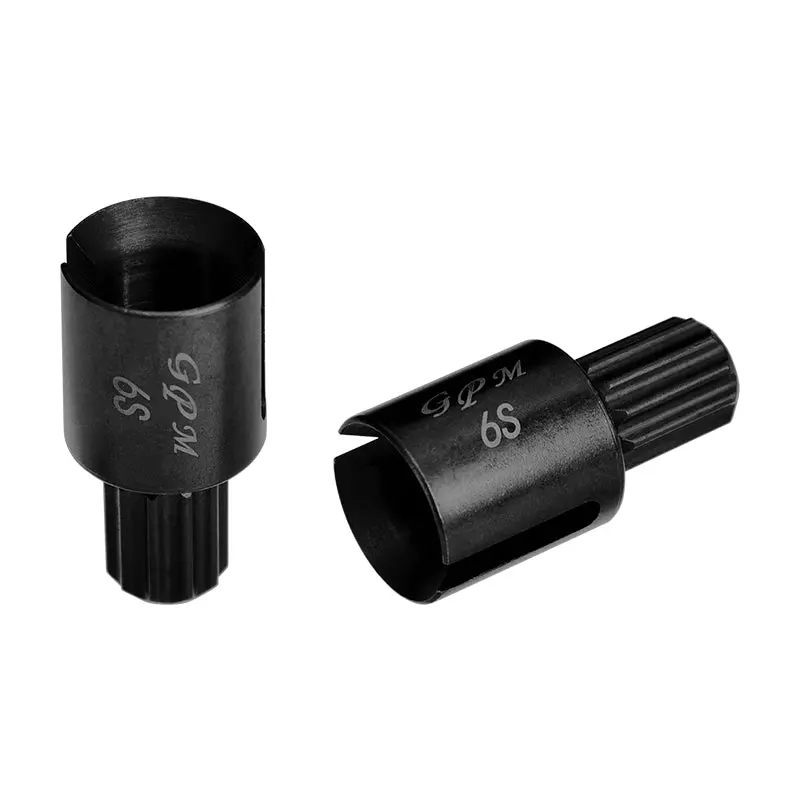 Harden Steel #45 Front Or Rear Wheel Joints For Traxxas X-Maxx 6S - 2Pcs Set Black 1