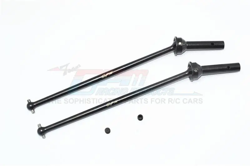 Harden Steel #45 Rear Cvd Drive Shaft For Arrma 1:8 Kraton 6S / Outcast 6S / Notorious 6S / Kraton 6S V5 / Notorious 6S V5 - 1Pr Set Black 1