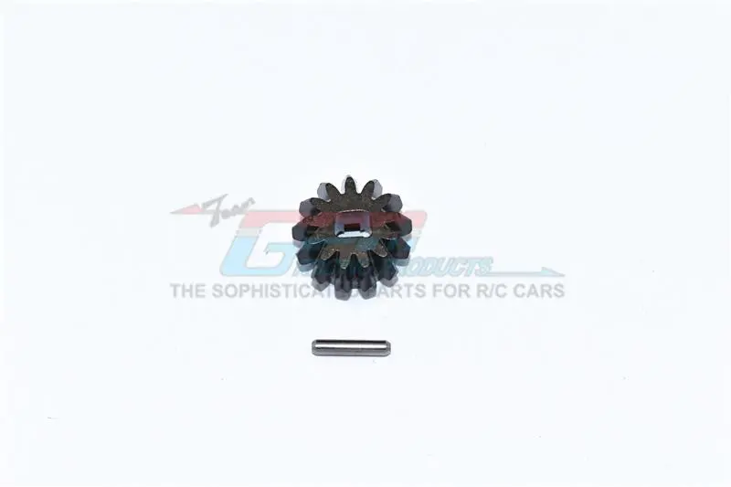 Harden Steel #45 Rear Differential Pinion Gear For Traxxas 1:10 4Wd Maxx 89076-4 / 4Wd Maxx With Widemaxx 89086-4 / 1:8 4Wd Maxx Slash 6S 102076-4 Upgrades - Black 1