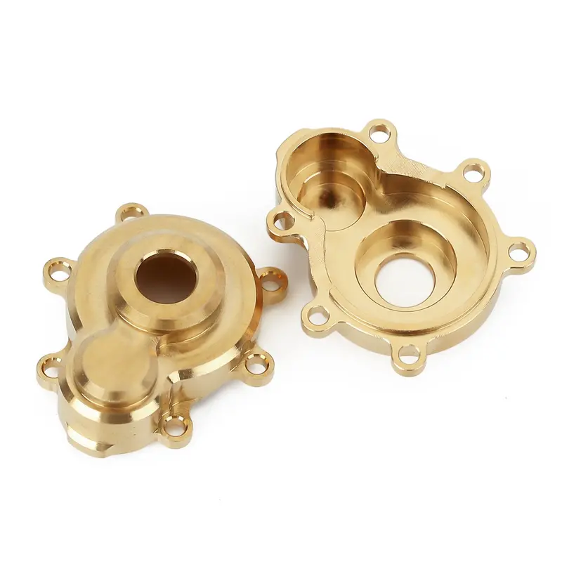Heavy Brass Counterweight Outer Portal Housing A For 1/10 Rc Crawler Car Redcat Gen8 Upgrade Parts - 2Pc Set 1