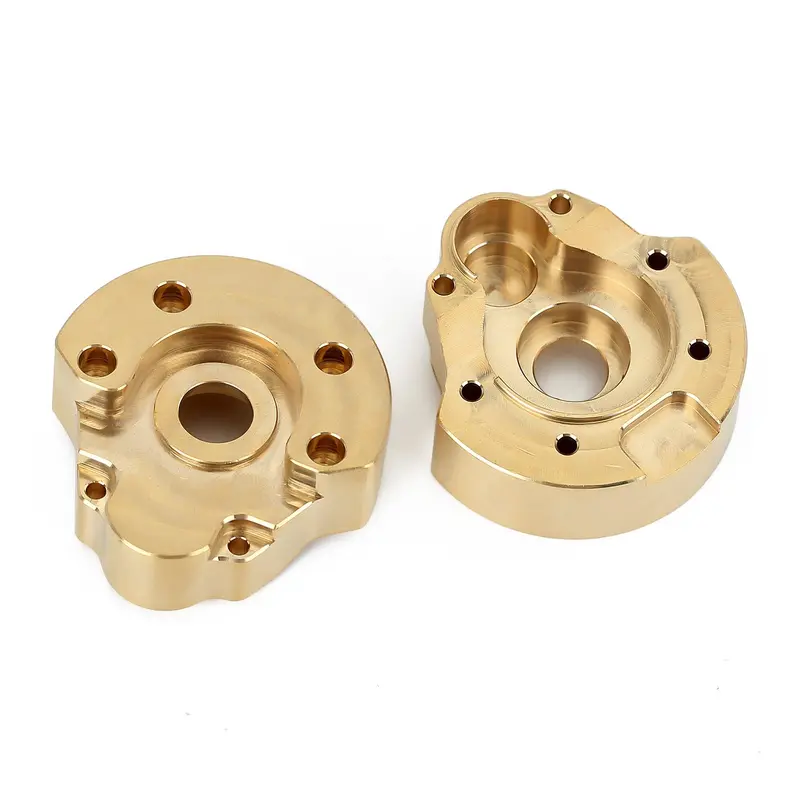 Heavy Brass Counterweight Outer Portal Housing B For 1/10 Rc Crawler Car Redcat Gen8 Upgrade Parts - 2Pc Set 1