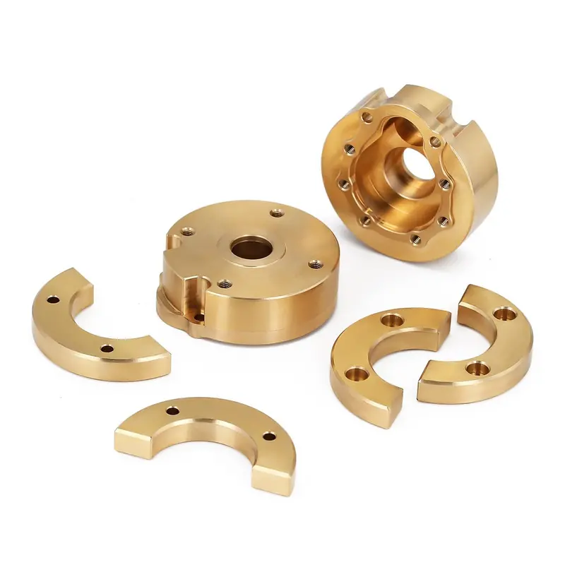 Heavy Brass Outer Portal Drive Housing 127G For Rc Crawler Car Traxxas Trx4 Trx6 8251 Upgrade Parts -  1 Set 1