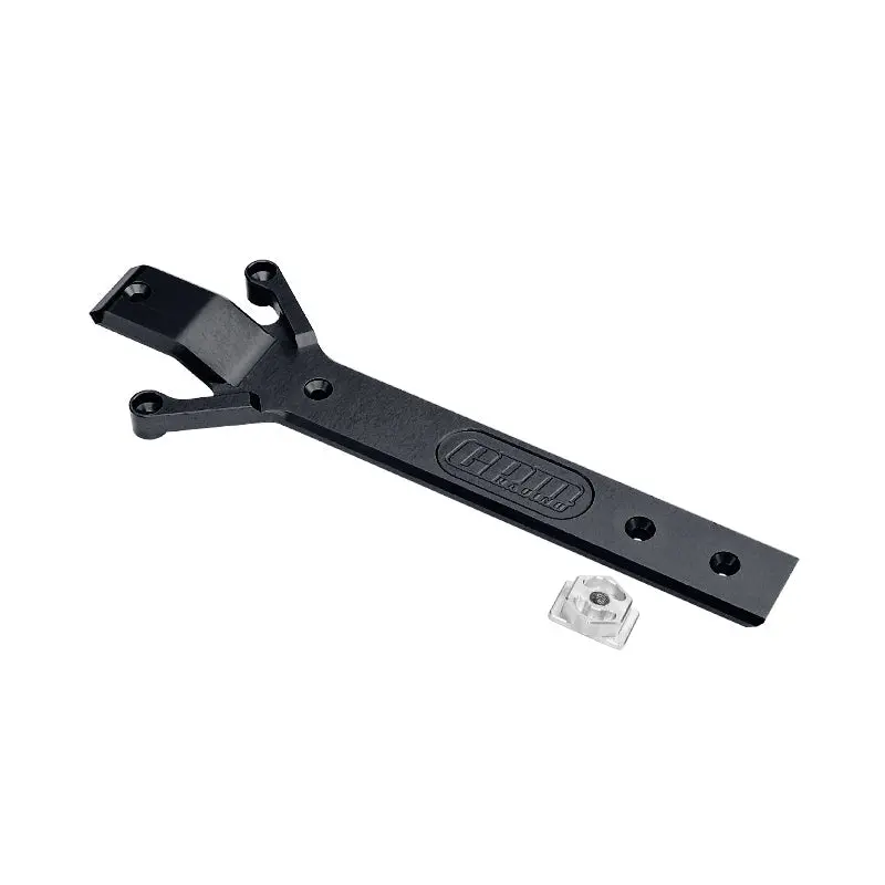 High End Aluminium 7075 Alloy Chassis Plate For Traxxas 1:16 Mini Maxx 4Wd 107154-1 / Mini Xrt Vxl-3S 108076-1 Monster Truck Upgrades - Black 1
