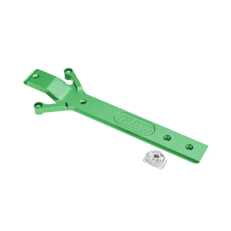 High End Aluminium 7075 Alloy Chassis Plate For Traxxas 1:16 Mini Maxx 4Wd 107154-1 / Mini Xrt Vxl-3S 108076-1 Monster Truck Upgrades - Green 1
