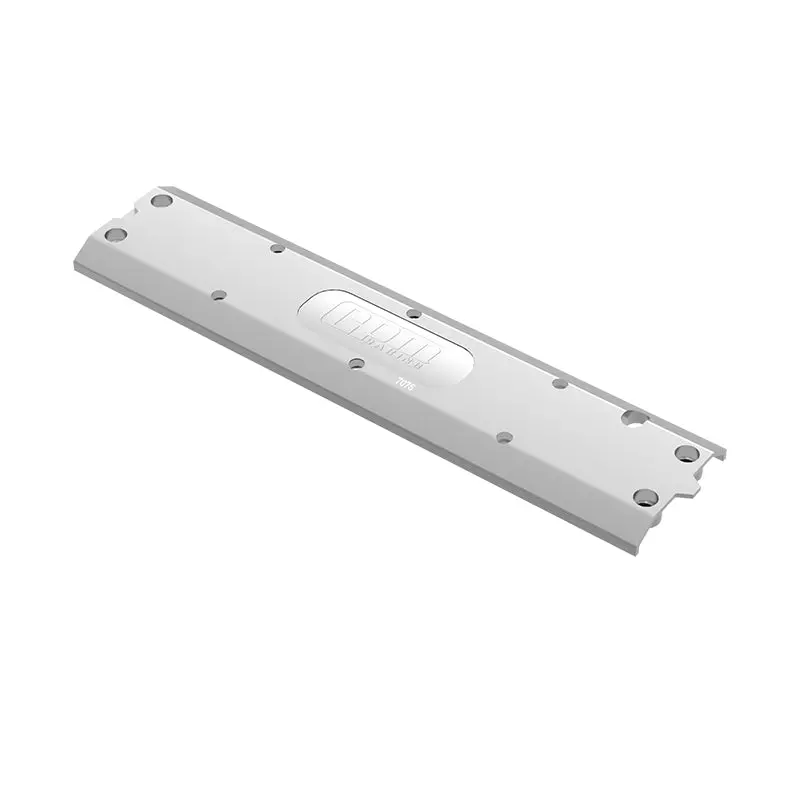 High End Aluminum 7075 Alloy Center Skidplate For Traxxas 1/8 4Wd Maxx Slash 6S Brushless Short Course Truck 102076-4 Upgrades - Silver 1