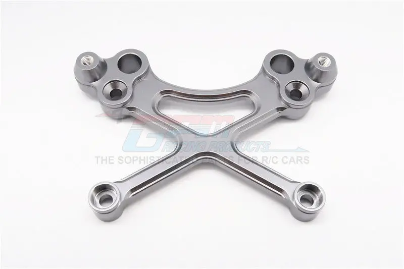 Hpi Baja 5B Rtr, 5B Ss, 5T Aluminum Front Shock Tower - 1Pc Gray Silver 1