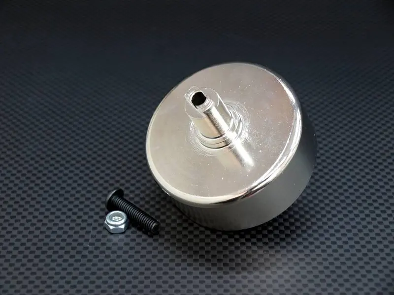 Hpi Baja 5B Rtr, 5B Ss, 5T Steel Clutch Bell Of 5Mm Bore With Screw & Lock Nut For Use With Pinions Sbj01618to - 1Pc Set Silver 1