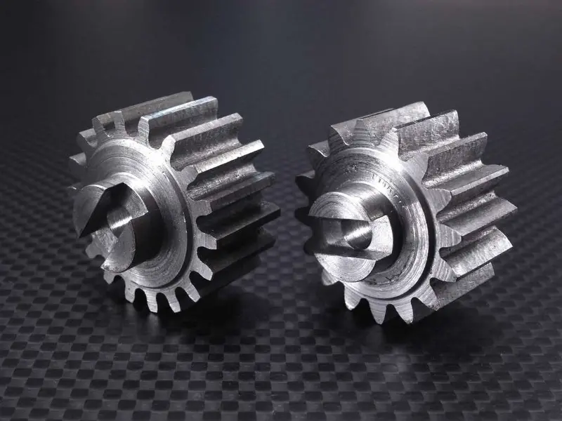 Hpi Baja 5B Rtr, 5B Ss, 5T Steel Pinion 16T & 18T With 5Mm Bore, Profile Regraded, Both For Use With Stock Spur Gear Or Sbj057t - 2Pcs Set Silver 1