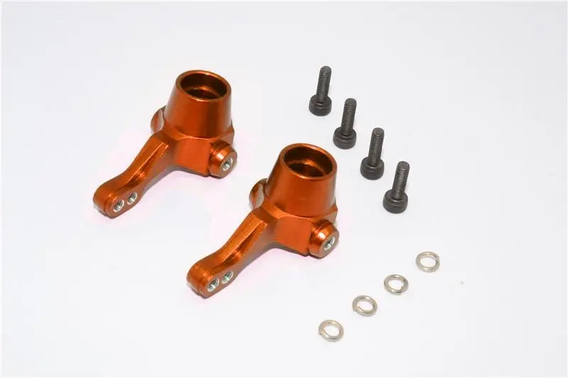 Hpi Bullet 3.0 Nitro & Bullet Flux Aluminum Front Knuckle Arm - 1Pr Set Orange 1