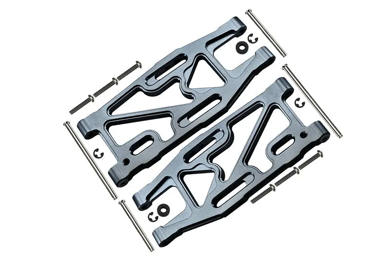 Hpi Bullet 3.0 Nitro & Bullet Flux  Aluminum Rear Suspension Arm - 1Pr Set Gray Silver 1