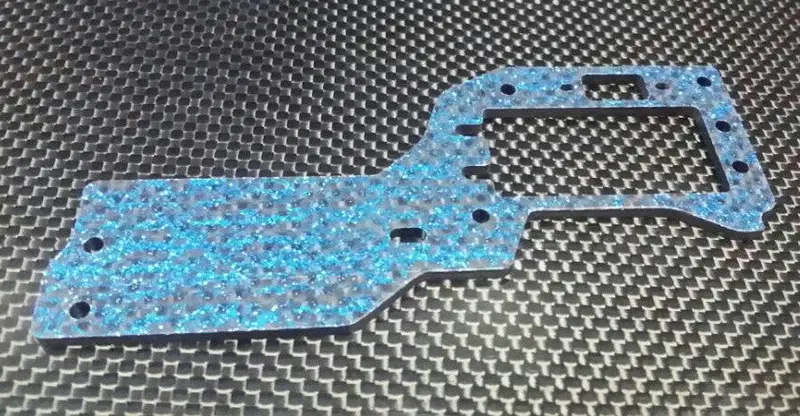 Hpi Bullet Nitro 3.0 Graphite (Blue) Radio Tray - 1Pc Blue 1