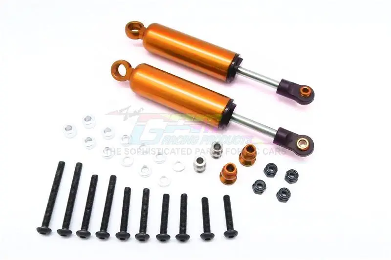Hpi Crawler King / Gmade R1 / Vaterra K5 Aluminum Front/Rear Internal Shocks (90Mm) - 1Pr Set Orange 1