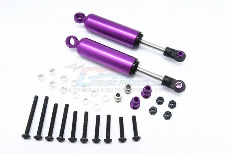 Hpi Crawler King / Gmade R1 / Vaterra K5 Aluminum Front/Rear Internal Shocks (90Mm) - 1Pr Set Purple 1