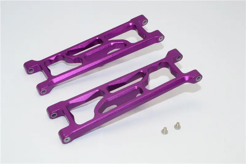 Hpi E-Firestorm Flux Aluminum Front Suspension Arm - 1Pr Purple 1