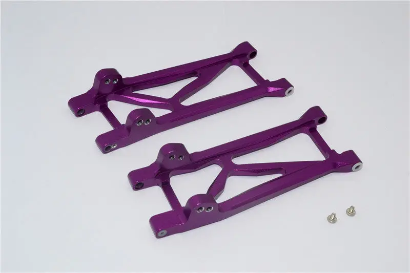 Hpi E-Firestorm Flux Aluminum Rear Suspension Arm - 1Pr Purple 1