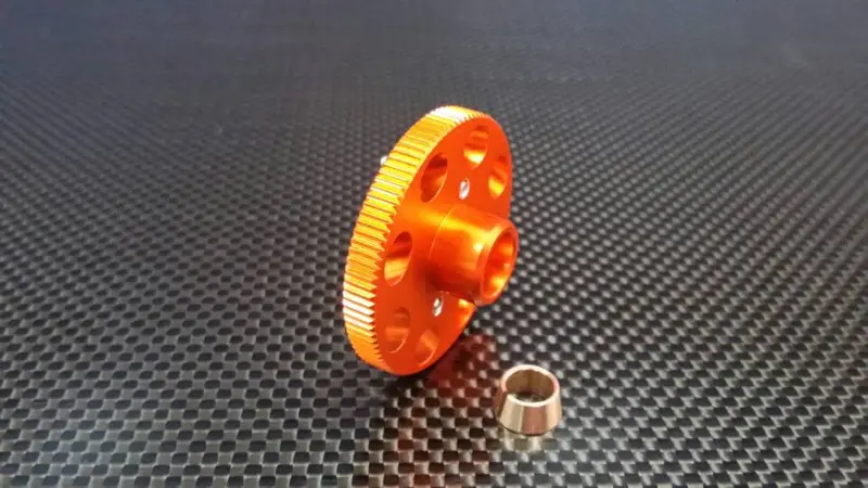 Hpi Rs4 3 Aluminum Lighter Fly Wheel - 1 Pc Orange 1