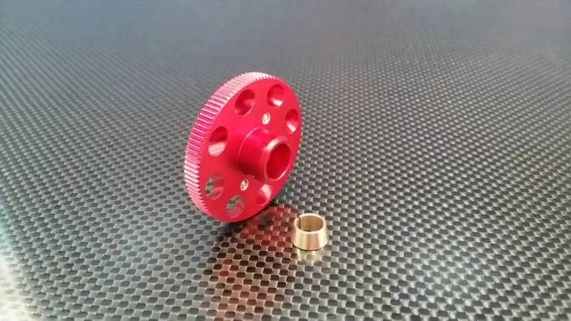 Hpi Rs4 3 Aluminum Lighter Fly Wheel - 1 Pc Red 1