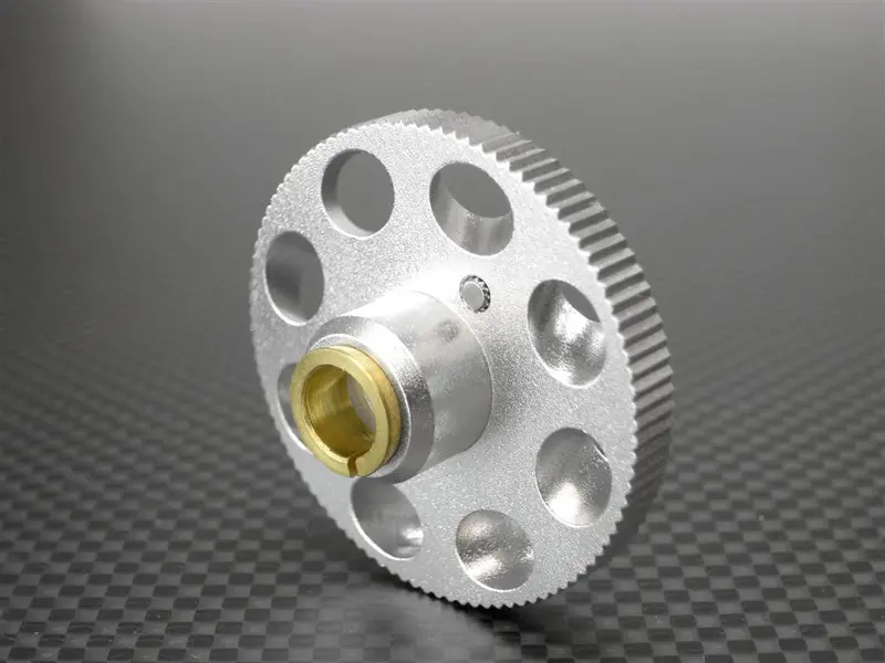 Hpi Rs4 3 Aluminum Lighter Fly Wheel - 1 Pc Silver 1